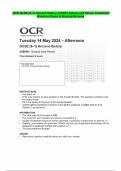 OCR GCSE (9–1) Ancient History J198/01 Greece and Persia  Combined  Question Paper & Marking Scheme