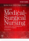 Test bankfor Lewis's MedicalSurgical Nursing 11th edition questions and answers verified A+