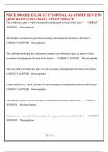 NBCE BOARD EXAM GUY'S SPINAL ANATOMY REVIEW (FOR PART I) 2024-2025 LATEST UPDATE.