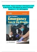 TEST BANK - Nancy Caroline’s Emergency Care in the Streets, 9th Edition by Nancy Caroline Chapters 1 - 53 | All Chapters