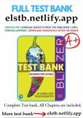 Test Bank for Algebra and Trigonometry 7th Edition Blitzer