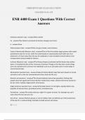 ENR 4400 Exam 1 Questions With Correct Answers