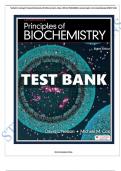 Test Bank for Lehninger Principles of Biochemistry, 8th Edition by David L. Nelson, ISBN No; 9781319228002, Covering Chapters 1-28, Includes Rationales (NEWEST 2024)