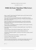 FSHN 362 Exam 3 Questions With Correct Answers