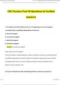 CHC Practice Test 50 Questions (2024 / 2025) Actual Questions and Verified Answers, 100% Guarantee Pass