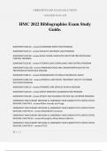 HMC 2022 Bibliographies Exam Study Guide.