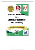 CMY2602 EXAM PACK 2025  {DETAILED QUESTIONS AND ANSWERS }