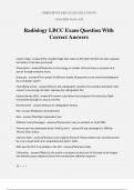 Radiology LBCC Exam Question With Correct Answers