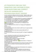 ATI PEDIATRICS CMS 2024 TEST BANKPEDS CMS CONTAINS 50 REAL EXAM