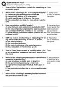 ECON 104 Goffe Final Questions, Answers, Rationales