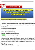 RN VATI Comprehensive Predictor Exam with (2023 / 2024) NGN Questions and Revised Answers, 100% Guarantee Pass 