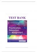 TEST BANK FOR PRIORITIZATION DELEGATION AND ASSIGNMENT 4TH EDITION LACHARITY NURSING | ALL CHAPTERS | BRAND NEW | 2024