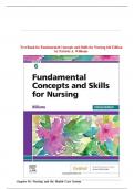 Test Bank for Fundamental Concepts and Skills for Nursing 6th Edition by Patricia A. Williams