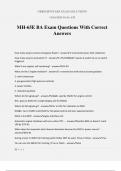 MH-65E BA Exam Questions With Correct Answers