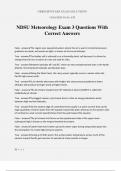 NDSU Meteorology Exam 3 Questions With Correct Answers