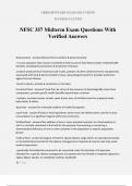 NFSC 357 Midterm Exam Questions With Verified Answers