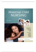 TEST BANK FOR MATERNAL-CHILD NURSING, 6TH EDITION BY EMILY SLONE MCKINNEY, SUSAN R. JAMES, SHARON SMITH MURRAY, KRISTINE NELSON, AND JEAN ASHWILL | CHAPTERS 1-55 | BRAND NEW | GRADED A+