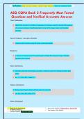 ASQ CQPA Book 3 Frequently Most Tested  Questions and Verified Accurate Answers