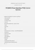 NUR4032 Exam Questions With Correct Answers