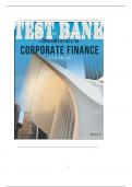 FUNDAMENTALS OF CORPORATE FINANCE, 5TH EDITION BY ROBERT , DAVID , BATES & GILLAN. (ALL CHAPTERS 1-21) | TEST BANK | BRAND NEW | GRADED A+