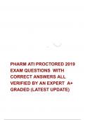 Pharm ATI PROCTORED 2019