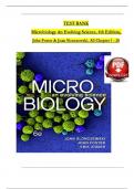 TEST BANK for Microbiology: An Evolving Science 6th Edition by Slonczewski & Foster; ISBN: 9781324033523, All 28 Chapters ||Complete A+ Guide