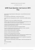 QME Exam Questions And Answers 100% Pass