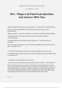 SEA - Phages Lab Final Exam Questions And Answers 100% Pass