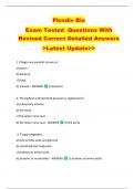 Plovdiv Bio   Exam Tested  Questions With  Revised Correct Detailed Answers   >Latest Update>>