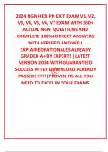 2024 NGN HESI PN EXIT EXAM V1, V2, V3, V4, V5, V6, V7 EXAM WITH 350+ ACTUAL NGN  QUESTIONS AND COMPLETE 100%CORRECT ANSWERS WITH VERIFIED AND WELL EXPLAINEDRATIONALES ALREADY GRADED A+ BY EXPERTS |LATEST VERSION 2024 WITH GUARANTEED SUCCESS AFTER DOWNLOAD