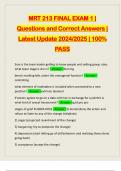 MRT 213 FINAL EXAM 1 | Questions and Correct Answers | Latest Update 2024/2025 | 100% PASS