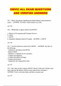 OMVIC ALL EXAM QUESTIONS AND VERIFIED ANSWERS