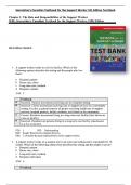 Sorrentino's Canadian Textbook for the Support Worker 5th Edition Test Bank by Mary J. Wilk 