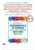 Test Bank For Fundamentals of Nursing Theory Concepts and Applications 4th Edition By Judith M Wilkinson, Leslie S Treas, Karen L Barnett , Mable H Smith 9780803676862 ALL Chapters .