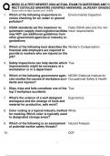 MSSC CLA TEST NEWEST 2024 ACTUAL EXAM 70 QUESTIONS AND CORRECT DETAILED ANSWERS (VERIFIED ANSWERS) |ALREADY GRADED 