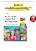 Test Bank - Advanced Pediatric Assessment, 3rdEdition (Chiocca, 2020/21/22/23/24/25, Chapter 1-26 | All ChaptersTest Bank - Advanced Pediatric Assessment, 3rd 