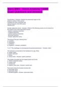 Barry BMS - Gross Anatomy COMP Exam Questions and Answers