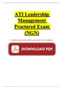 ATI Leadership Management Proctored Exam || updated 2024|2025