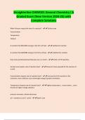 Straighterline CHEM101 General Chemistry I A Graded Exam (New Version 2024-25) with Complete Solutions