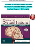 TEST BANK For Anatomy of Orofacial Structures  9th Edition by Richard W. Brand; Donald E. Isselhard, Chapters 1 - 36 | Complete 