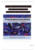 TEST BANK For Psychopharmacology: Drugs, the Brain, and Behavior, 4th Edition By Meyer Nursing, Complete Chapters 1 - 20, Newest Version