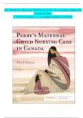 TEST BANK For Maternal Child Nursing Care 3rd Canadian Edition By Keenan Lindsay | Verified Chapter's 1 - 25 Updated 2023| Complete