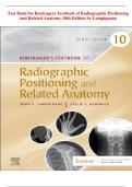 Bontragers Textbook of Radiographic Positioning and Related Anatomy