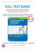 Test Bank For Nurse Practitioner Certification Exam Prep 6th Edition By Margaret A. Fitzgerald 9780803677128 Chapter 1-19 Complete Guide .