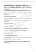 BIO 669 Exam 2 Questions And Answers | 2025/26 Updated Solutions | 100% Correct Answers