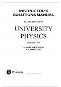 SOLUTIONS MANUAL SEARS & ZEMANSKY’S UNIVERSITY PHYSICS 15TH EDITION WAYNE ANDERSON A. LEWIS FORD