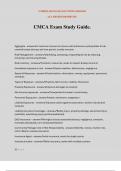 CMCA Exam Study Guide.