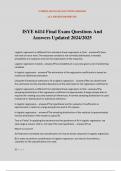 ISYE 6414 Final Exam Questions And Answers Updated 2024/2025