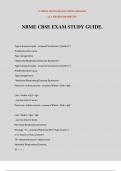 NBME CBSE EXAM STUDY GUIDE.