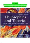 Test Bank for Philosophies and Theories for Advanced Nursing Practice, 4th Edition by Butts & Rich  Questions and Answers  Rated A+ LATEST UPDATES 2025